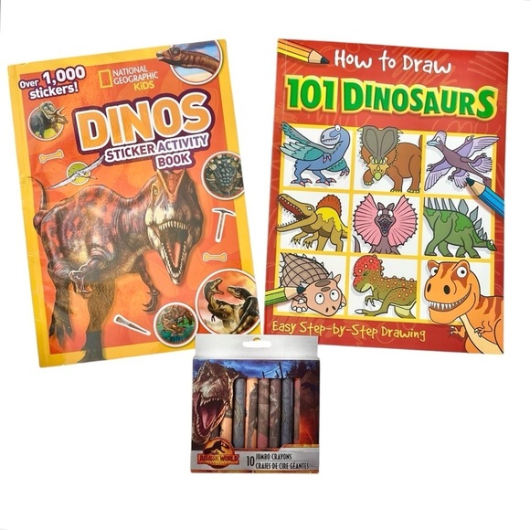 New Craft Dinosaur Set of 3 - Picture 1 of 8